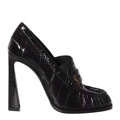 Loafer Pumps in Eel Skin - Image 1