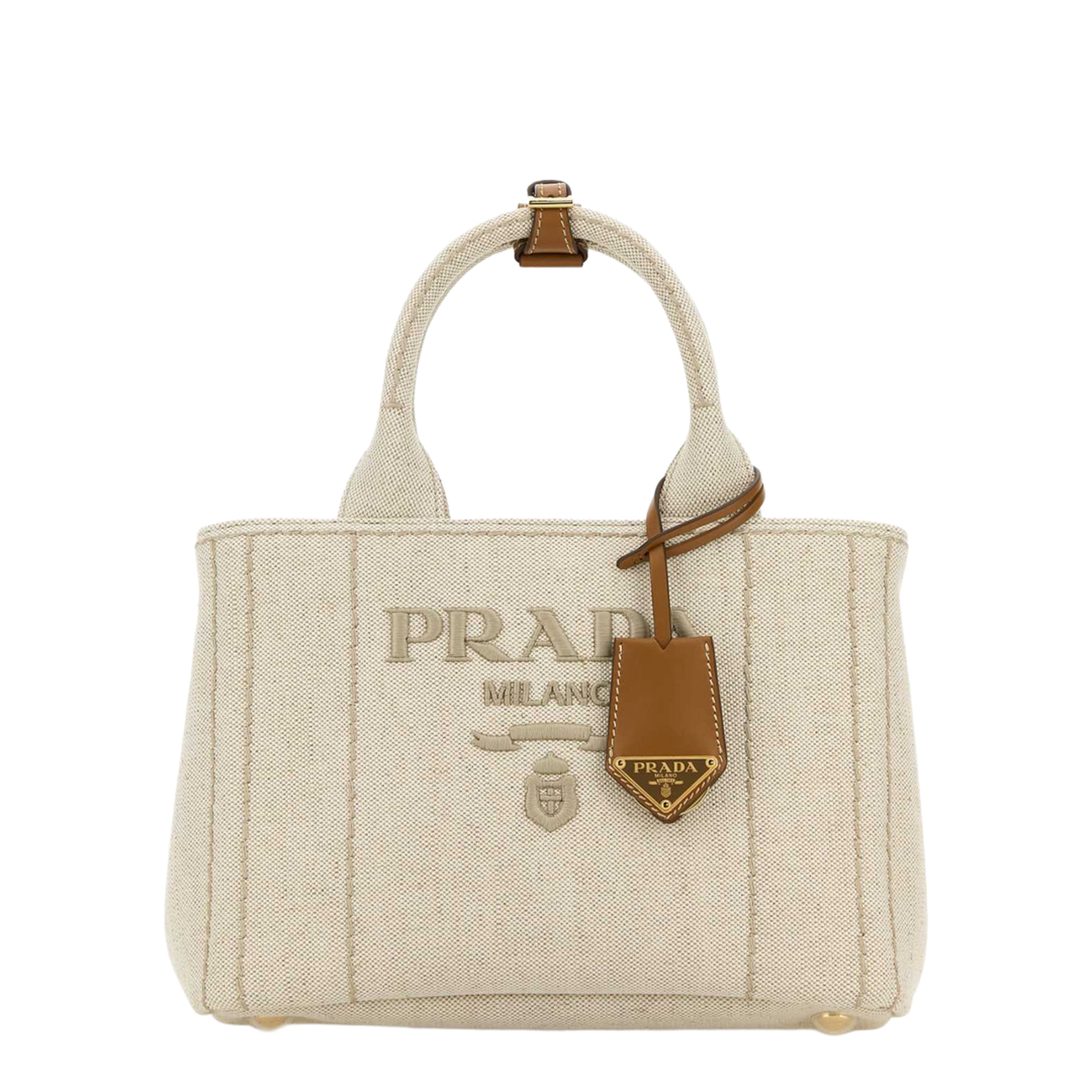 Sand Canvas Shopping Bag - Image 1