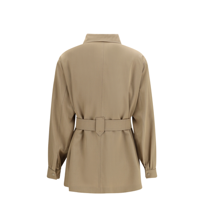 Wool Jacket-shirt with Belt - Image 2