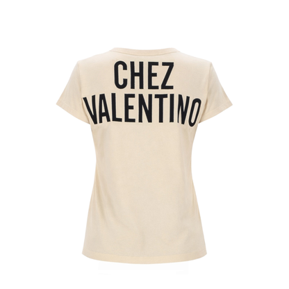 Cotton T-Shirt Cream - Image 3