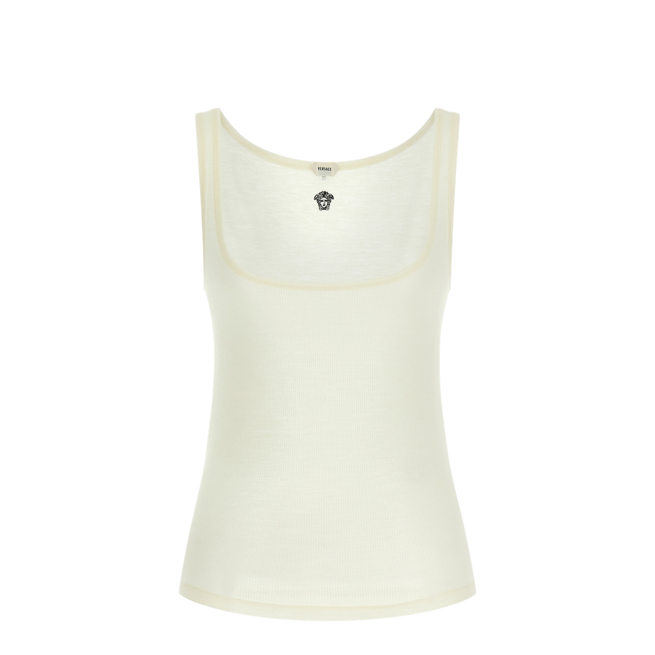 'La Medusa' Embroidery Top White - Image 1