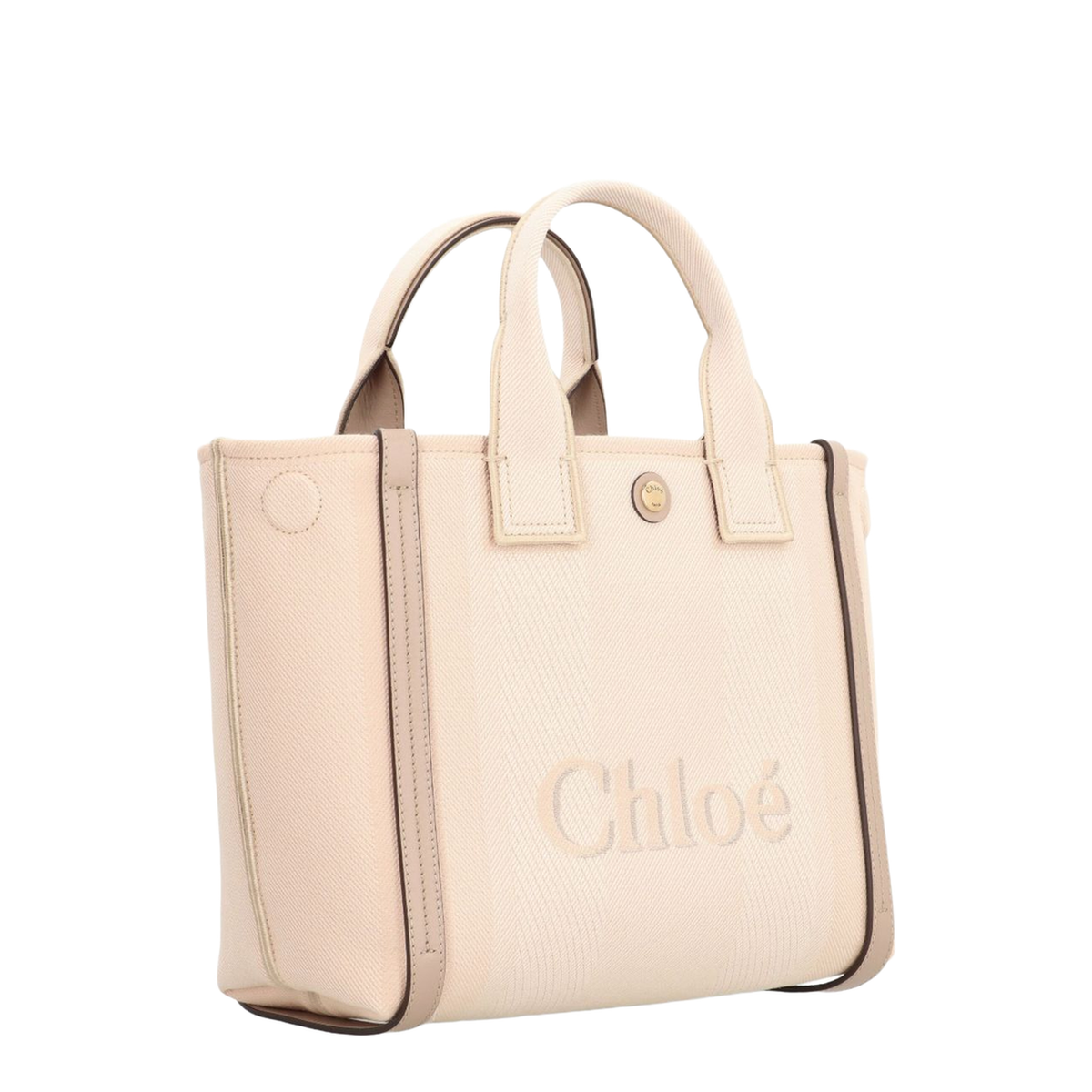 Small Canvas Tote Bag - Blushy Beige - Image 2