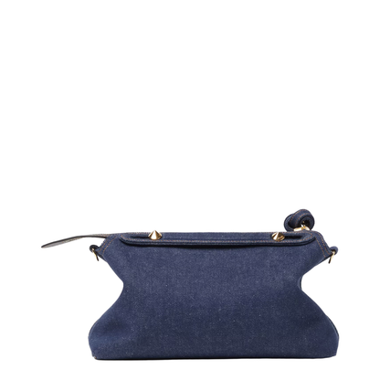 By The Way Soft Medium Cotton Boston Bag - Dark Blue - Image 2