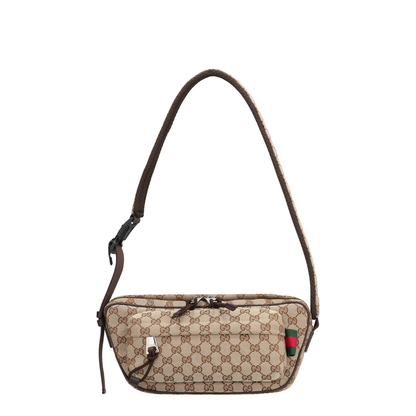 GG Canvas Large Canvas Slingbag - Beige - Image 5