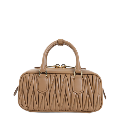 Arcadie Calfskin Handbag - Sand Beige - Image 4