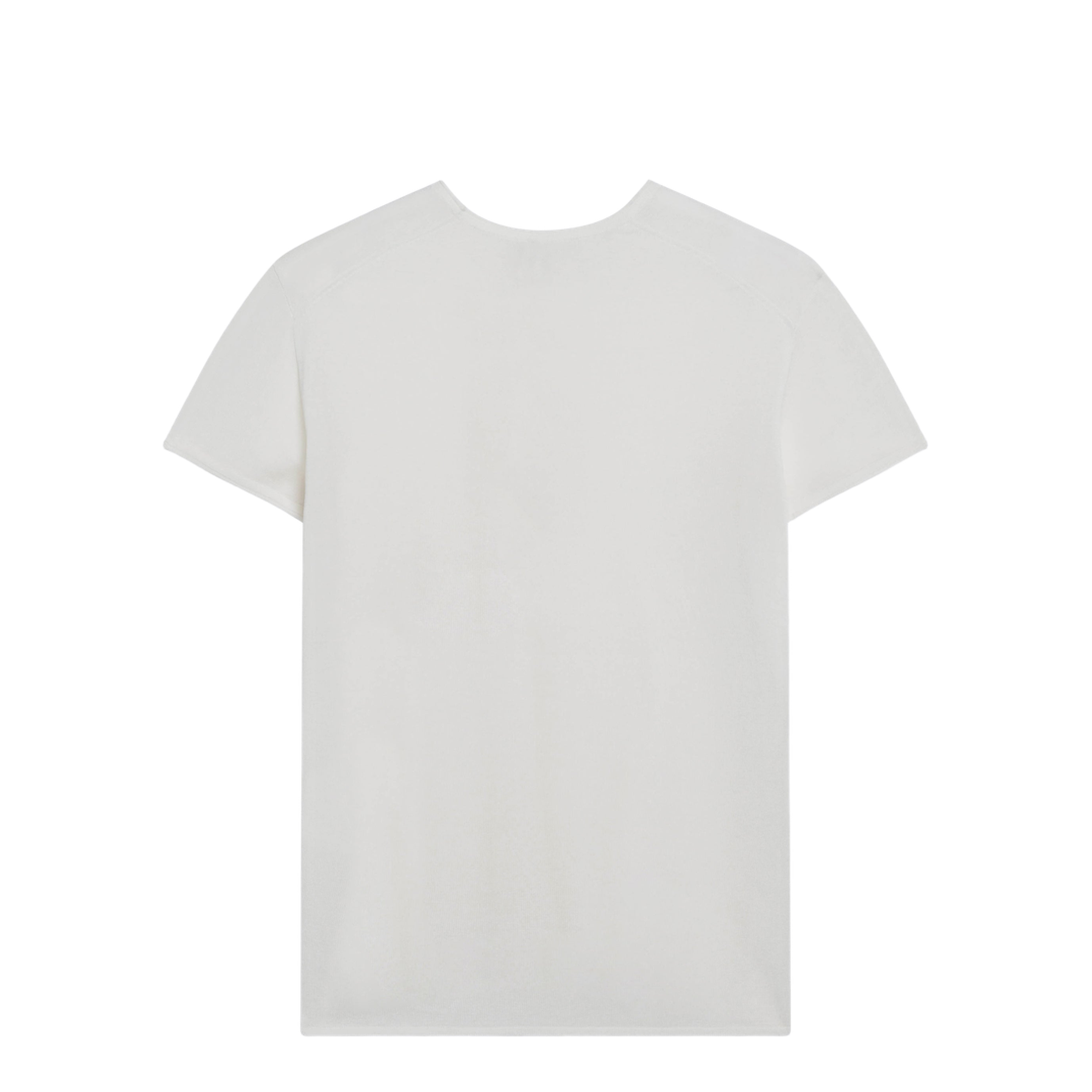 Ecru Silk Crêpe T-Shirt - Image 2