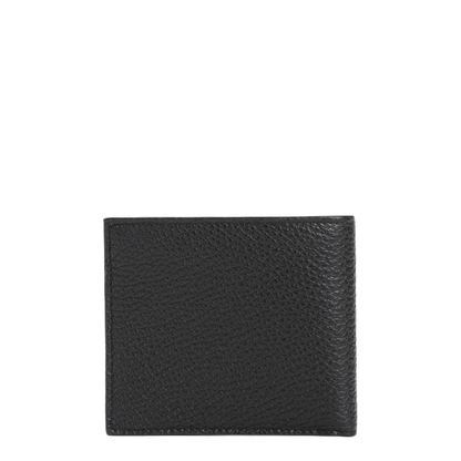 Grained Leather Billfold Wallet - Image 4