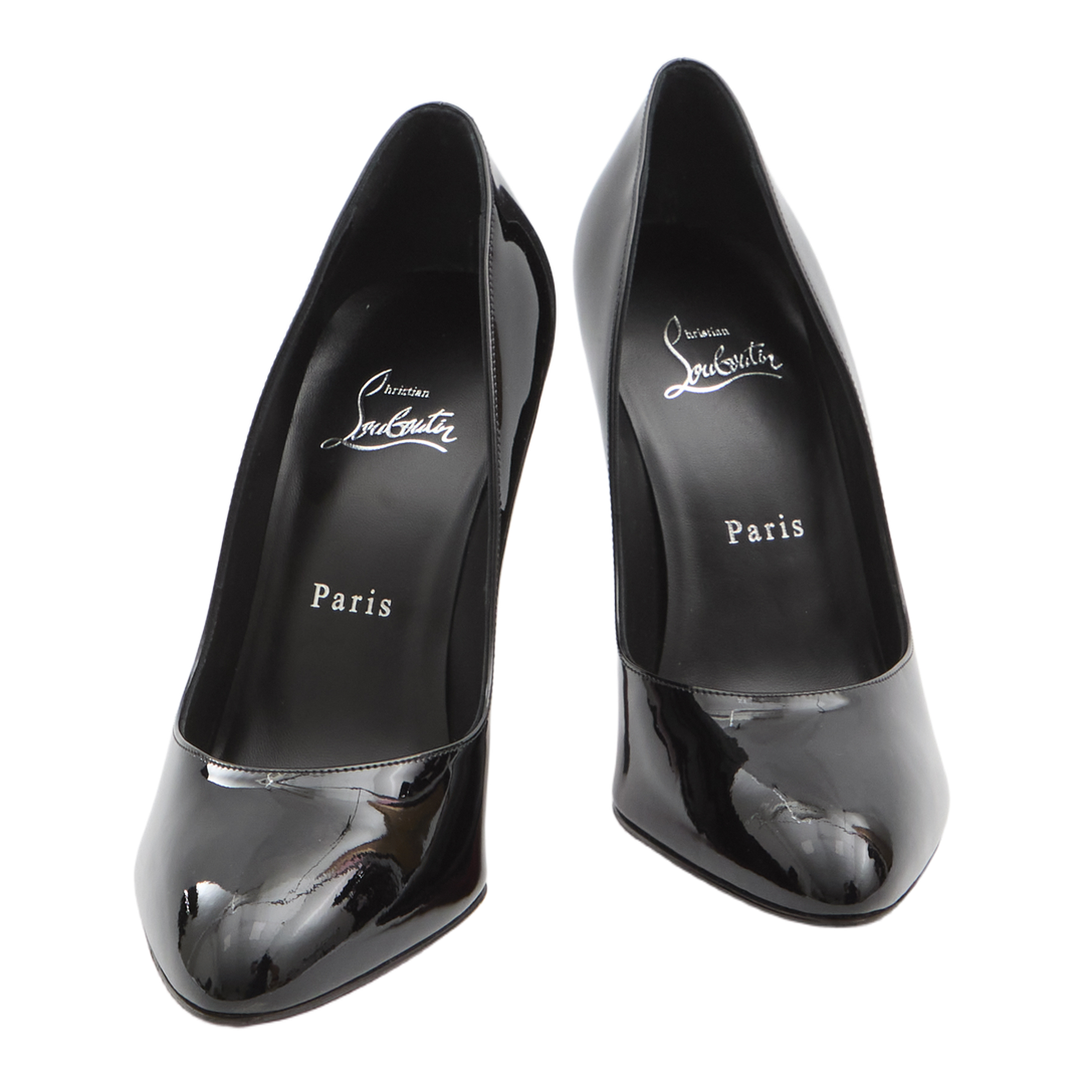 Black Patent Lamb Nappa Leather Pumps - Image 5