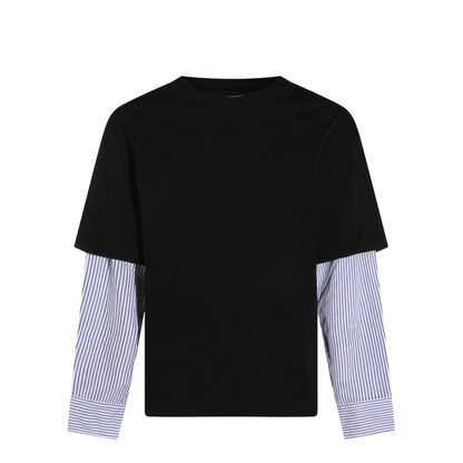 Long Sleeve Cotton Crew-Neck T-Shirt - Image 2