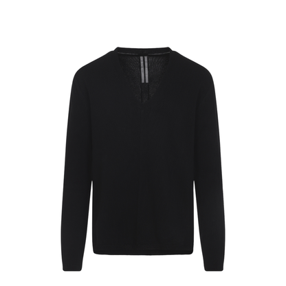 Oversized Extreme V-neck Pullover - Image 2