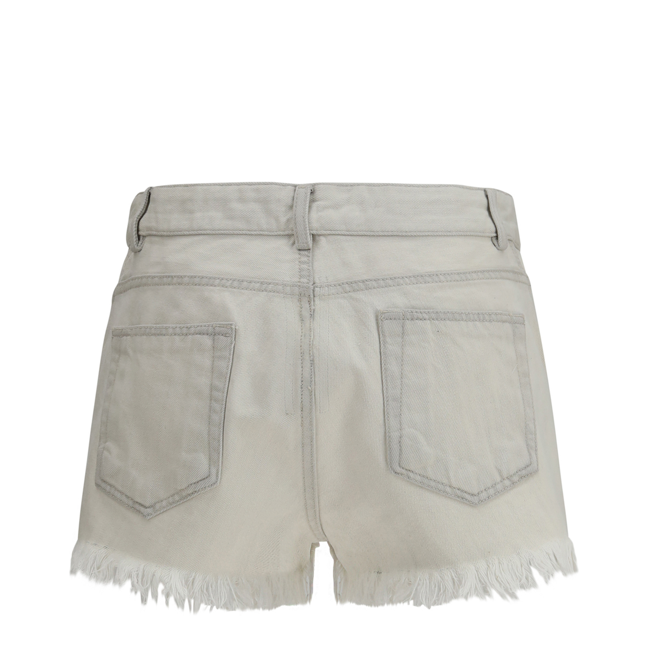 Shorts Temple Bias Cutoffs in Denim - Image 2