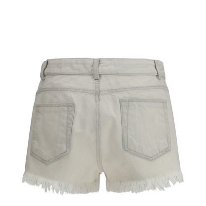 Shorts Temple Bias Cutoffs in Denim - Image 2