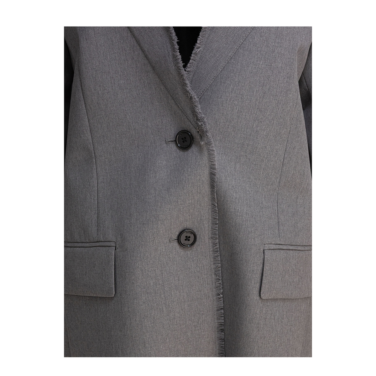 Raw Lapel Blazer - Image 3