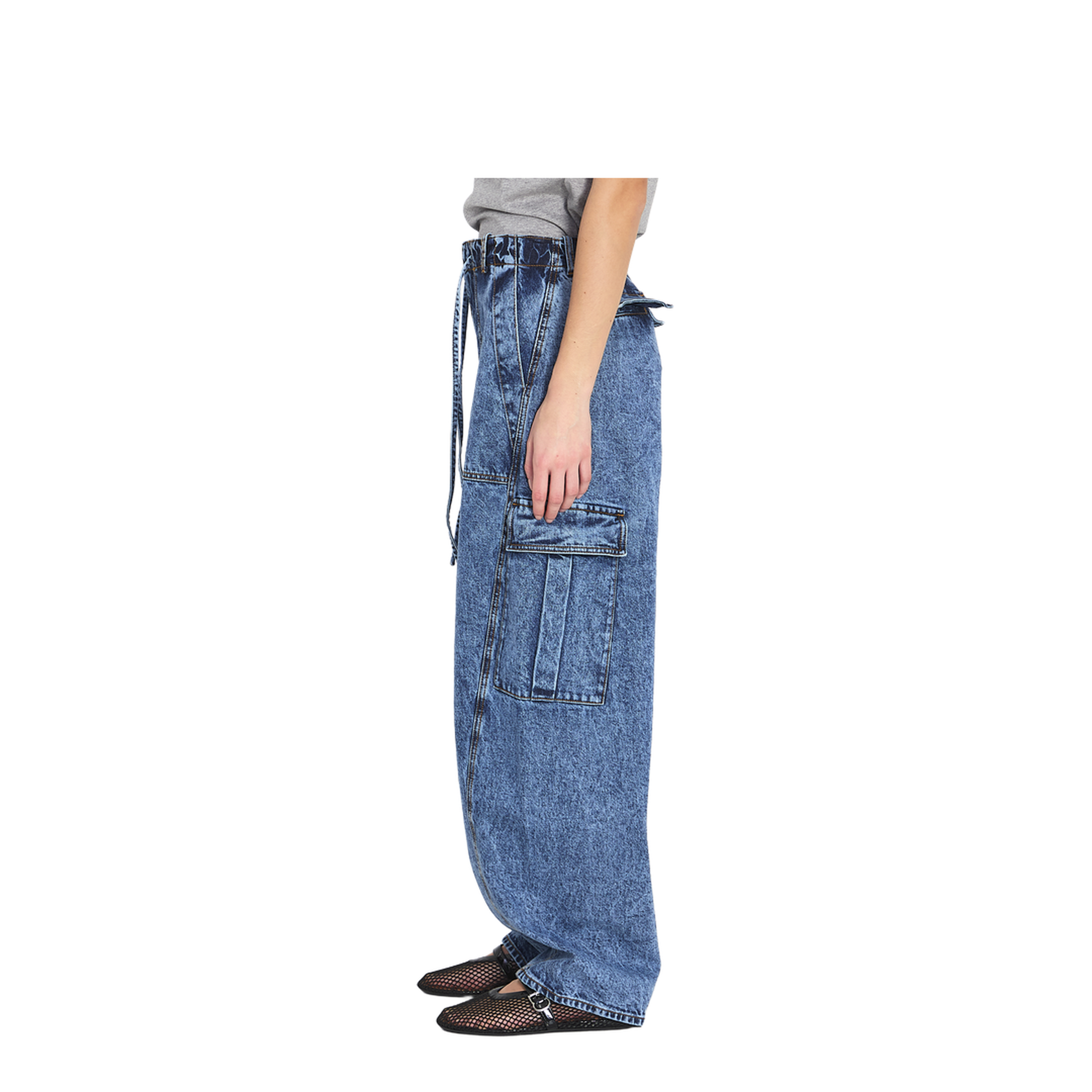 Cargo Denim Jeans - Image 3