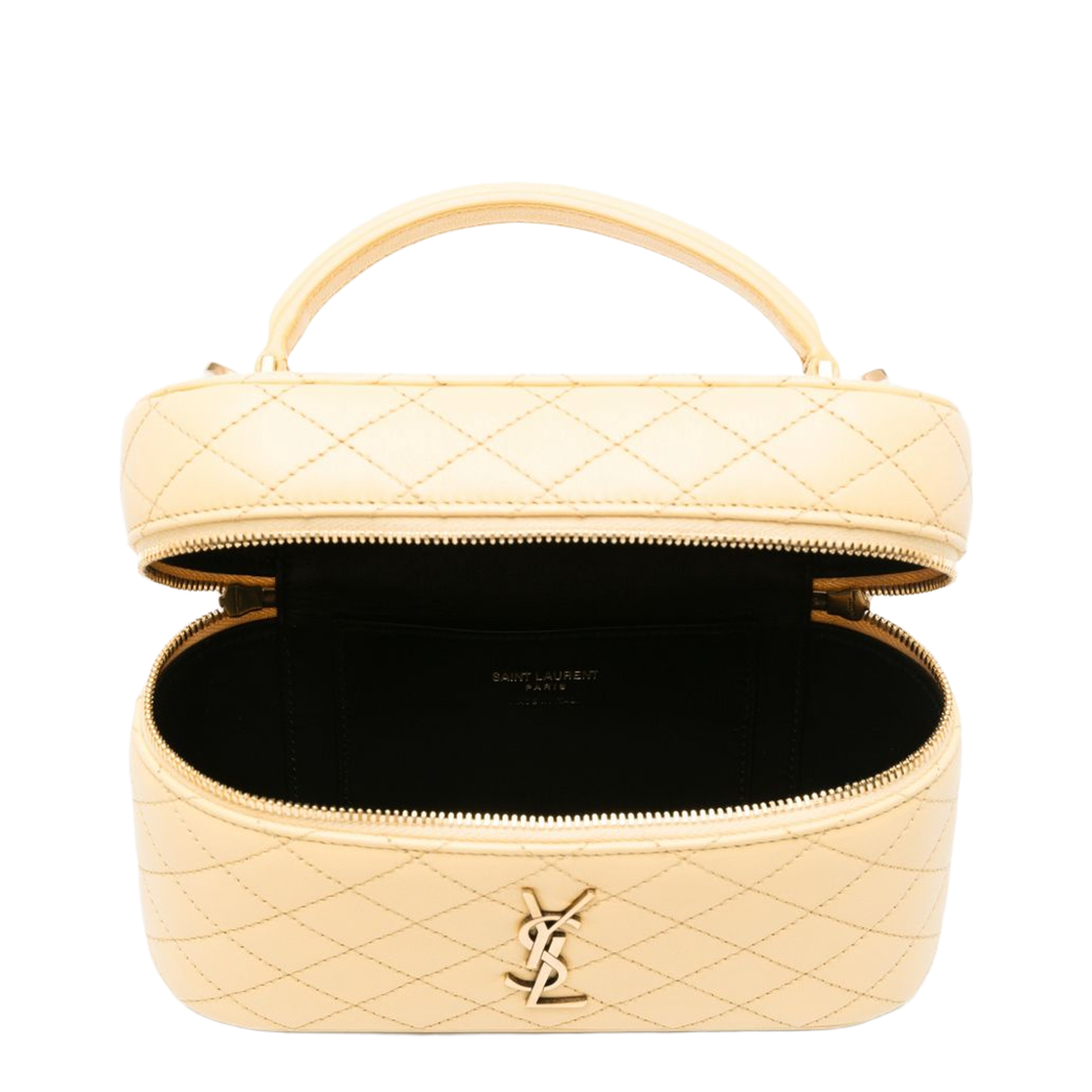 GABY Vanity in Lambskin in Yellow - Image 2