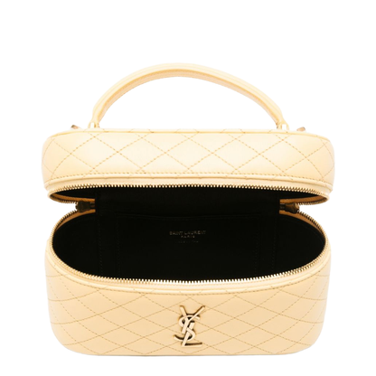 GABY Vanity in Lambskin in Yellow - Image 2