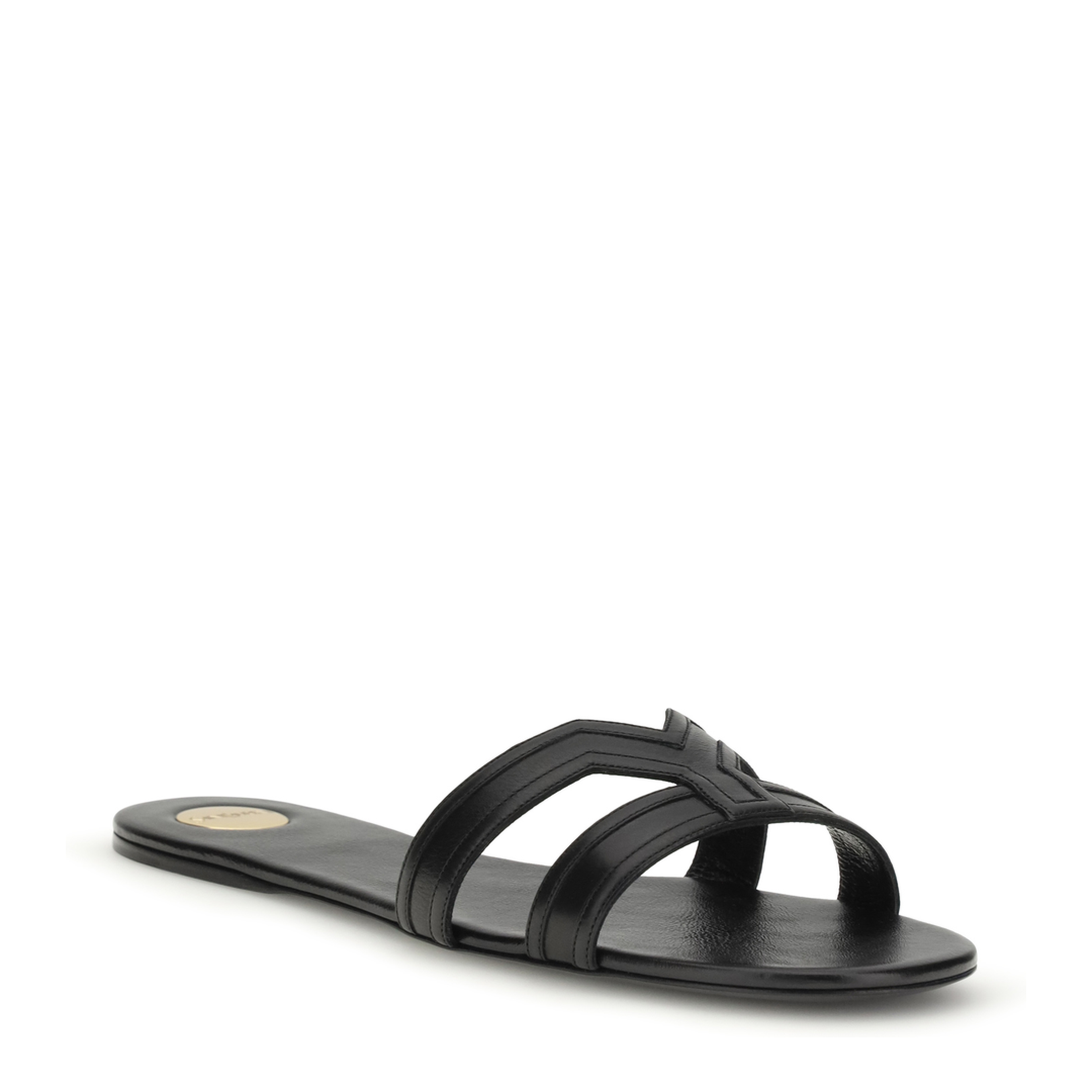 Smooth Leather Mabrouka Sandals - Image 2