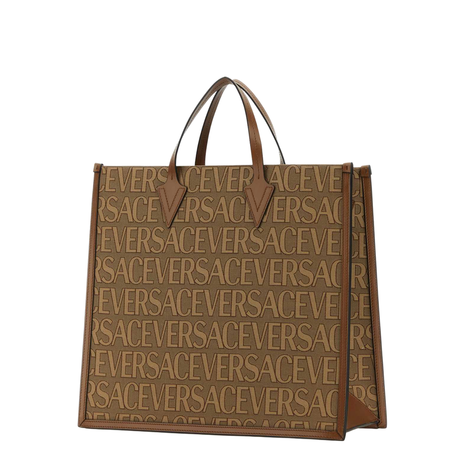 Embroidered canvas  Allover shopping bag - Image 2