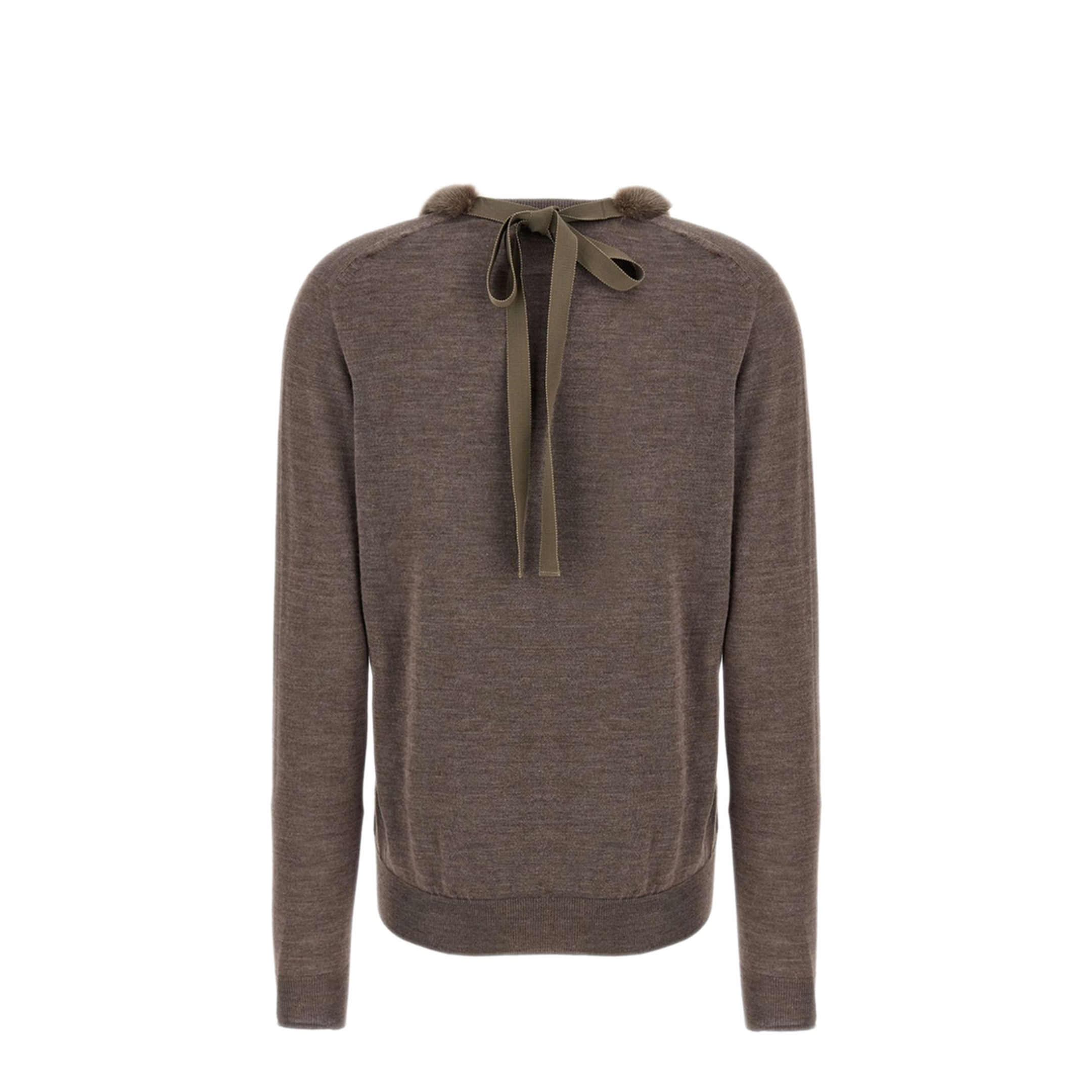 Wool And Silk V-Neck Jumper - Image 2