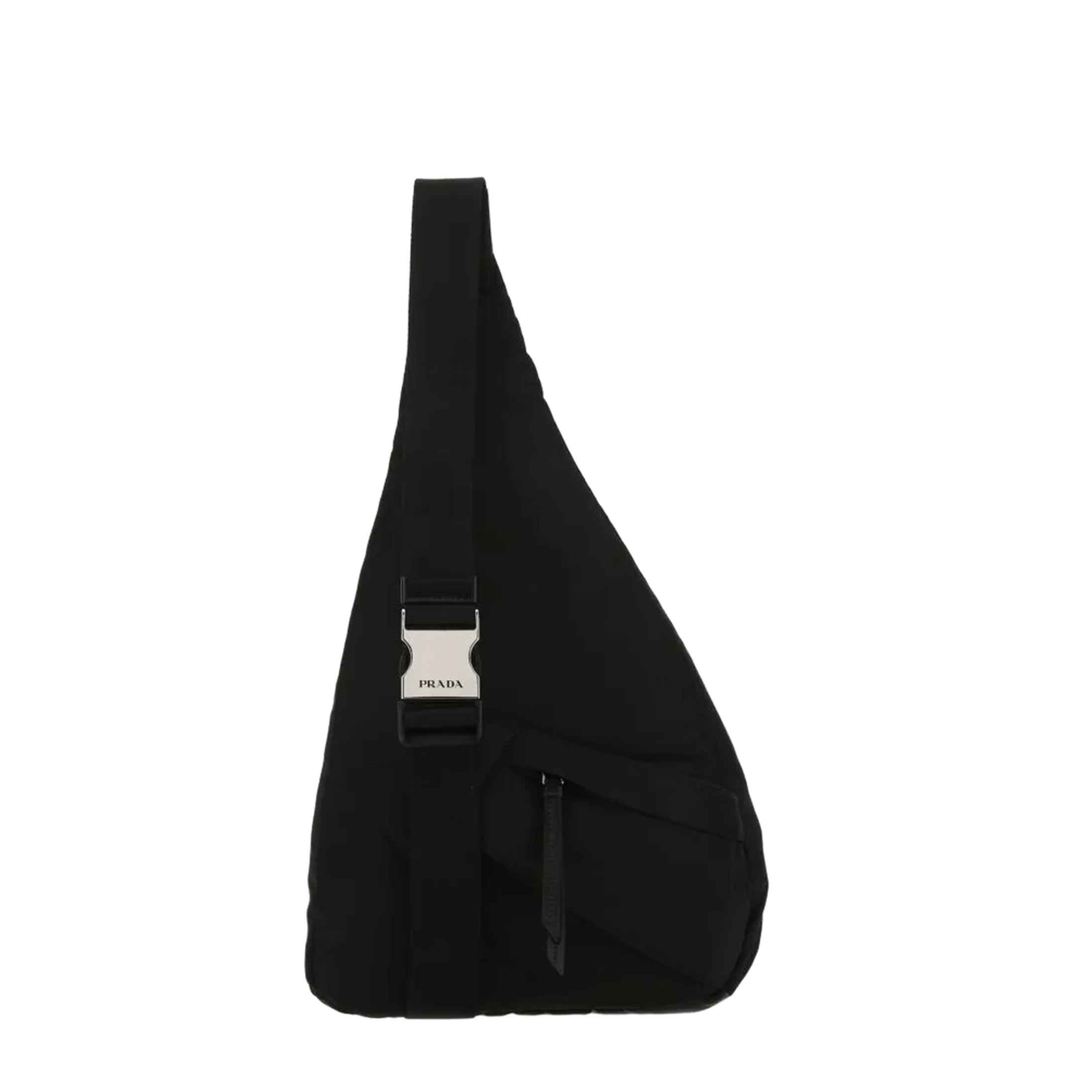 Re-Nylon And Leather Backpack - Black - Image 4