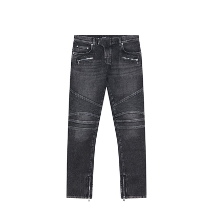 Slim-fit Biker Trousers Denim - Image 1