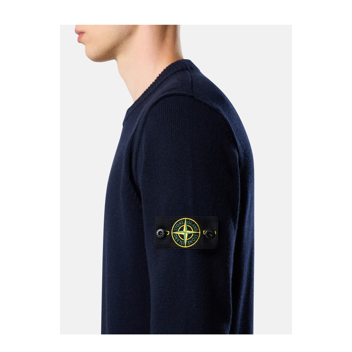 Sweater Crewneck With Logo Patch - Image 3