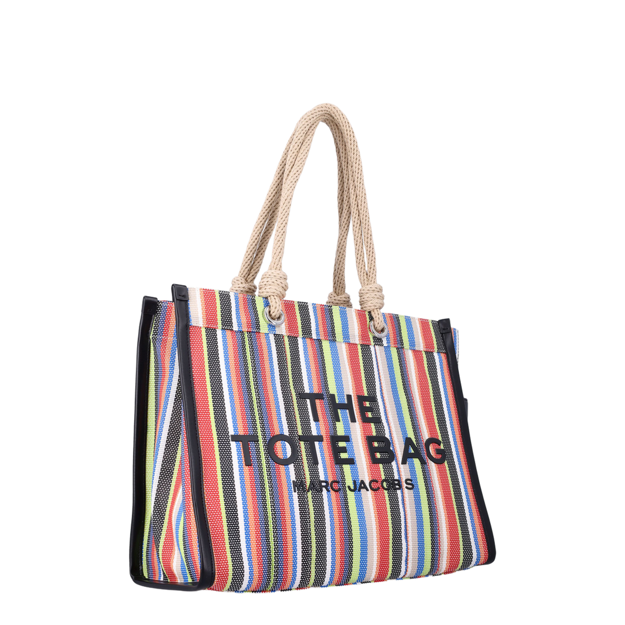 Large Mesh Tote Bag - Red Multi - Image 2