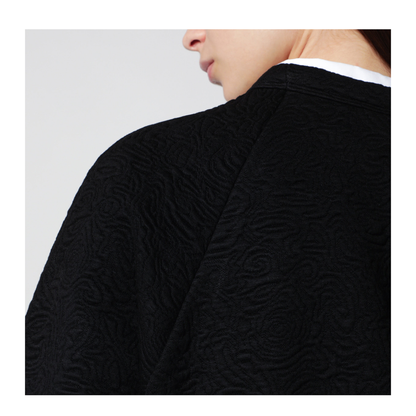 Black Viscose-Blend Sweatshirt - Image 2