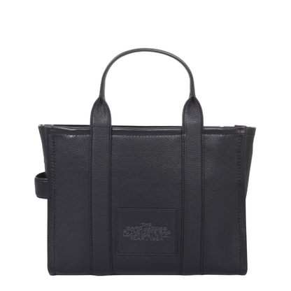 Medium Tote Bag In Black Leather - Image 13