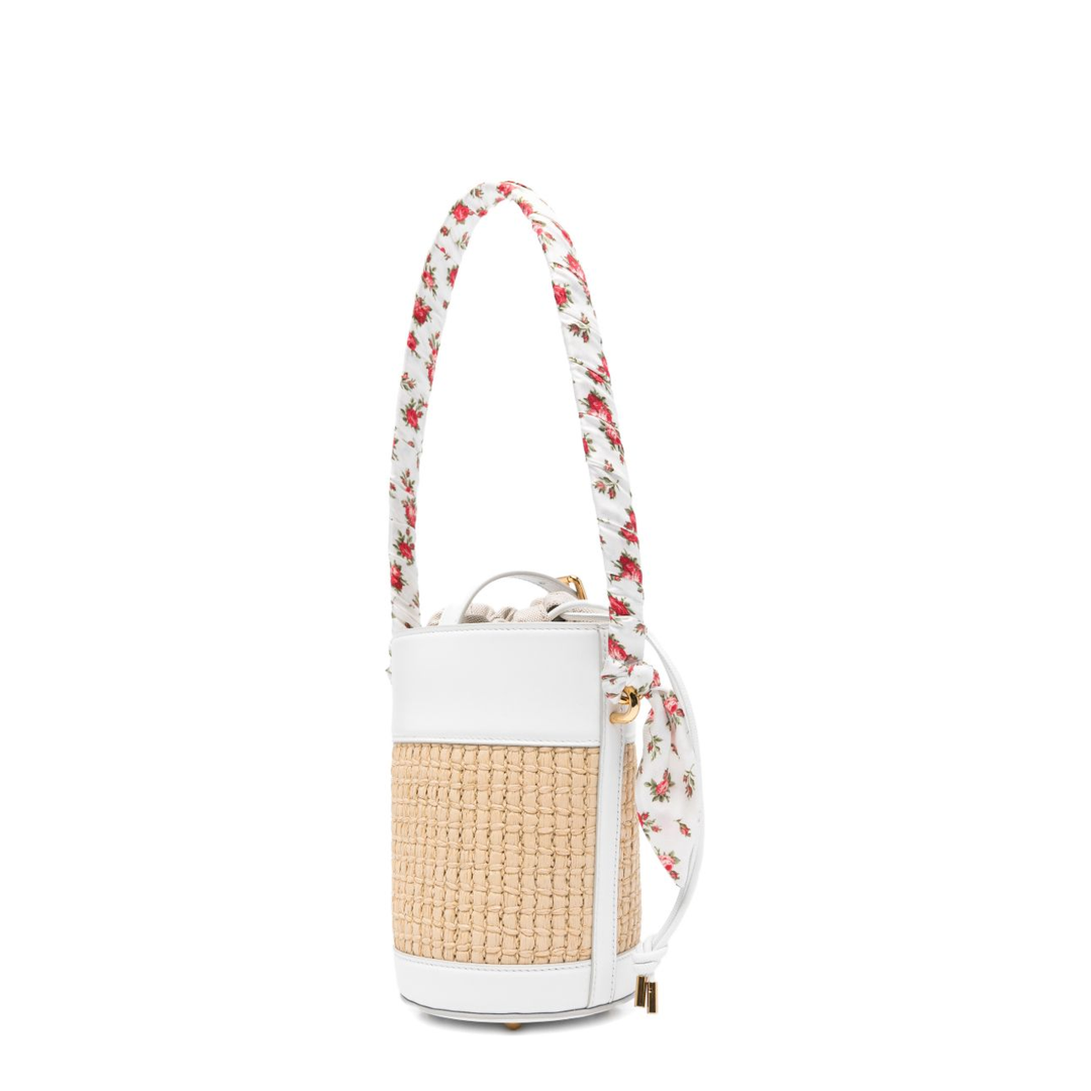Capri Raffia Bucket Bag - Multicolor - Image 3