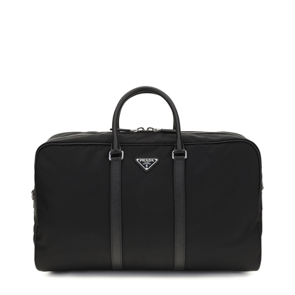 Travel Bag in Re-Nylon and Saffiano - Image 1