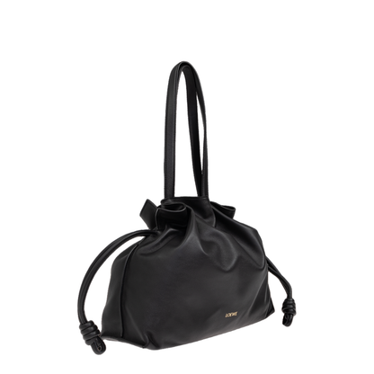 Flamenco Clutch Large Leather Black - Image 4