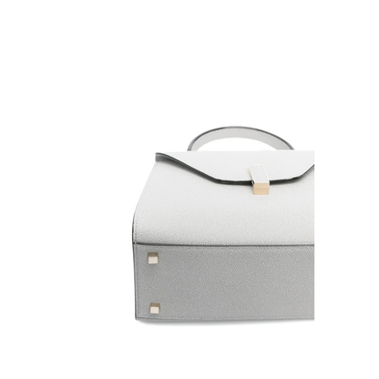 Medium Shoulder Bag Leather Grey - Image 5