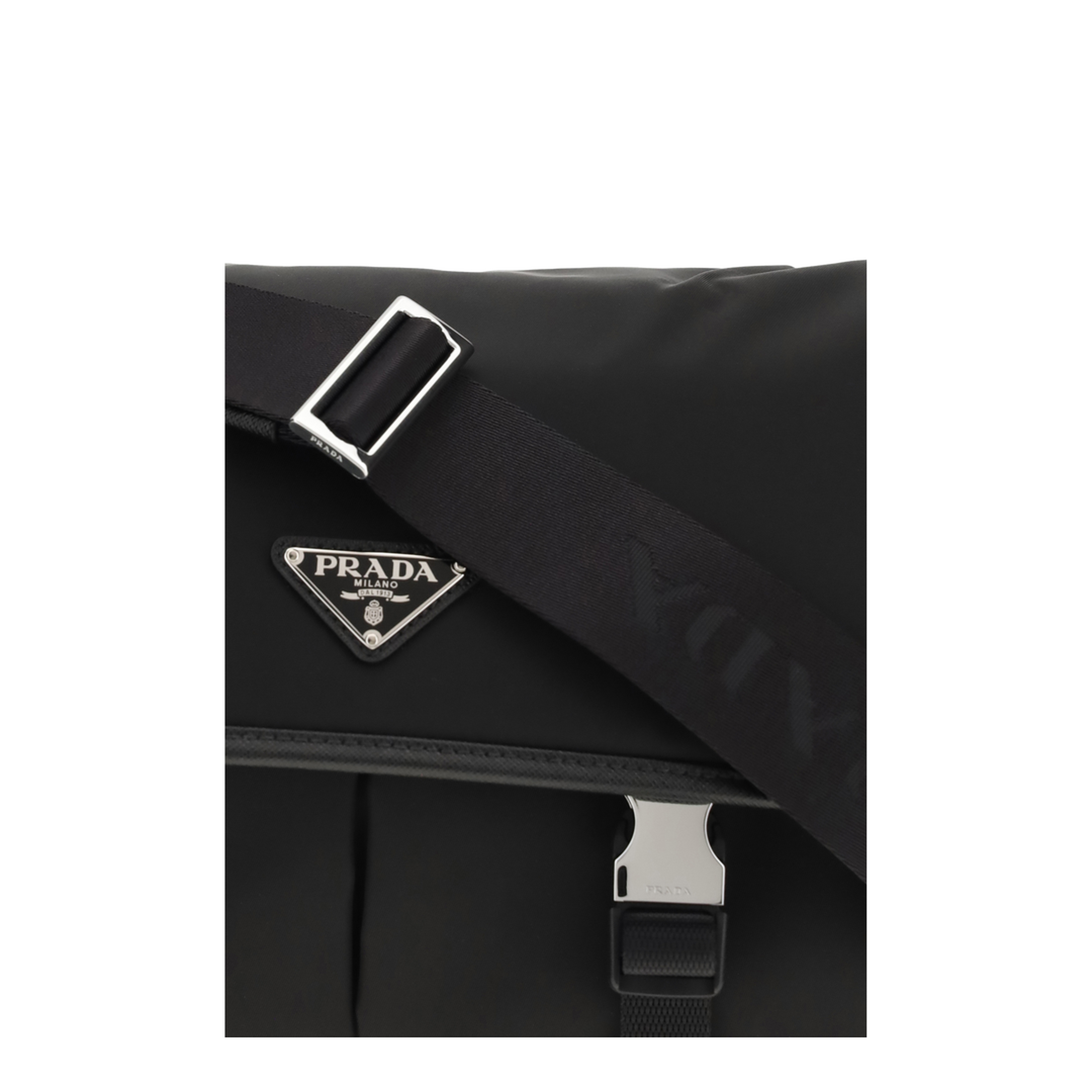 Re-Nylon and Saffiano Shoulder Bag - Image 4