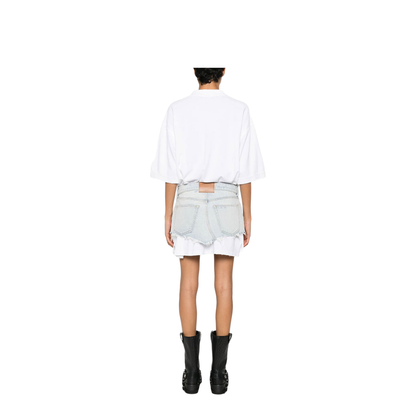 Pre-Styled Denim Polo Dress - Image 3