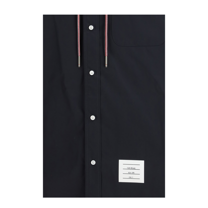 Nylon Cotton Hooded Jacket - Image 3