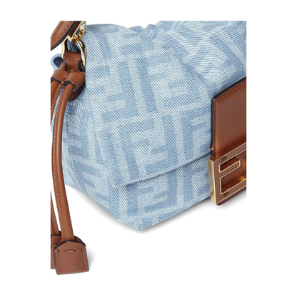 Mamma Baguette Small Denim Mini-Bag - Image 5
