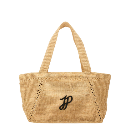 Trapeze GM Raffia Tote Bag - Vanilla - Image 1