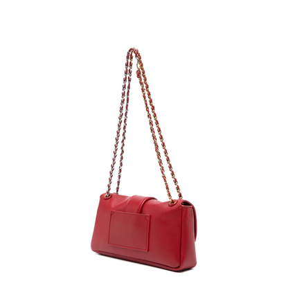 Lamb Leather Shoulder Bag - Black - Image 7