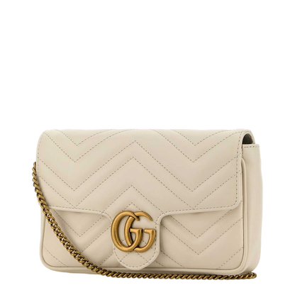 GG Marmont Canvas Shoulder Bag - Beige - Image 3