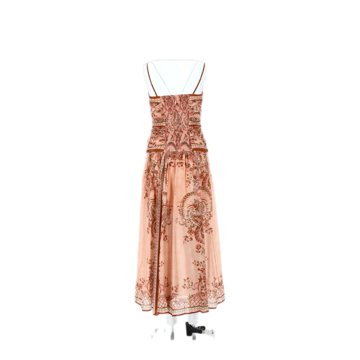 Aster Scarf Print Midi Dress - Image 2