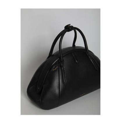 Purse Calfskin Top Handle Bag - Noir - Image 4