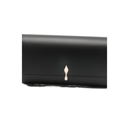 Bettina Wallet on Chain Lamb Nappa Leather - Black/Gold - Image 3