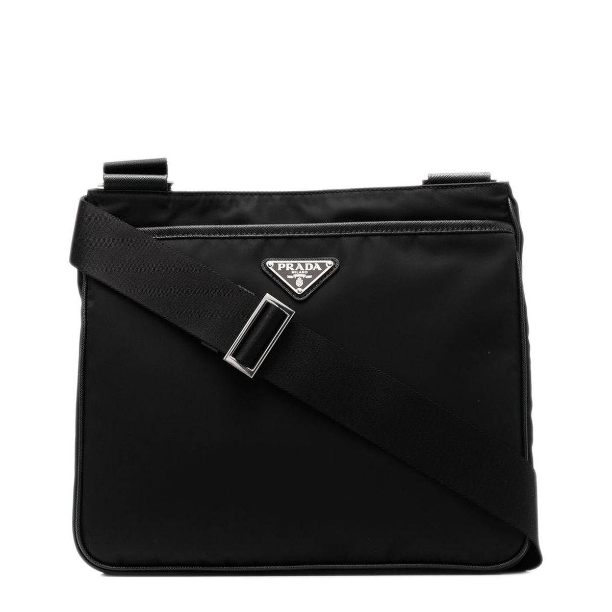 Re-Nylon and Saffiano Shoulder Bags - Black - Image 1