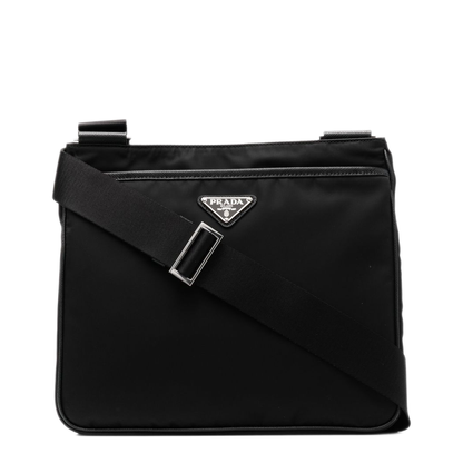 Re-Nylon and Saffiano Shoulder Bags - Black - Image 1