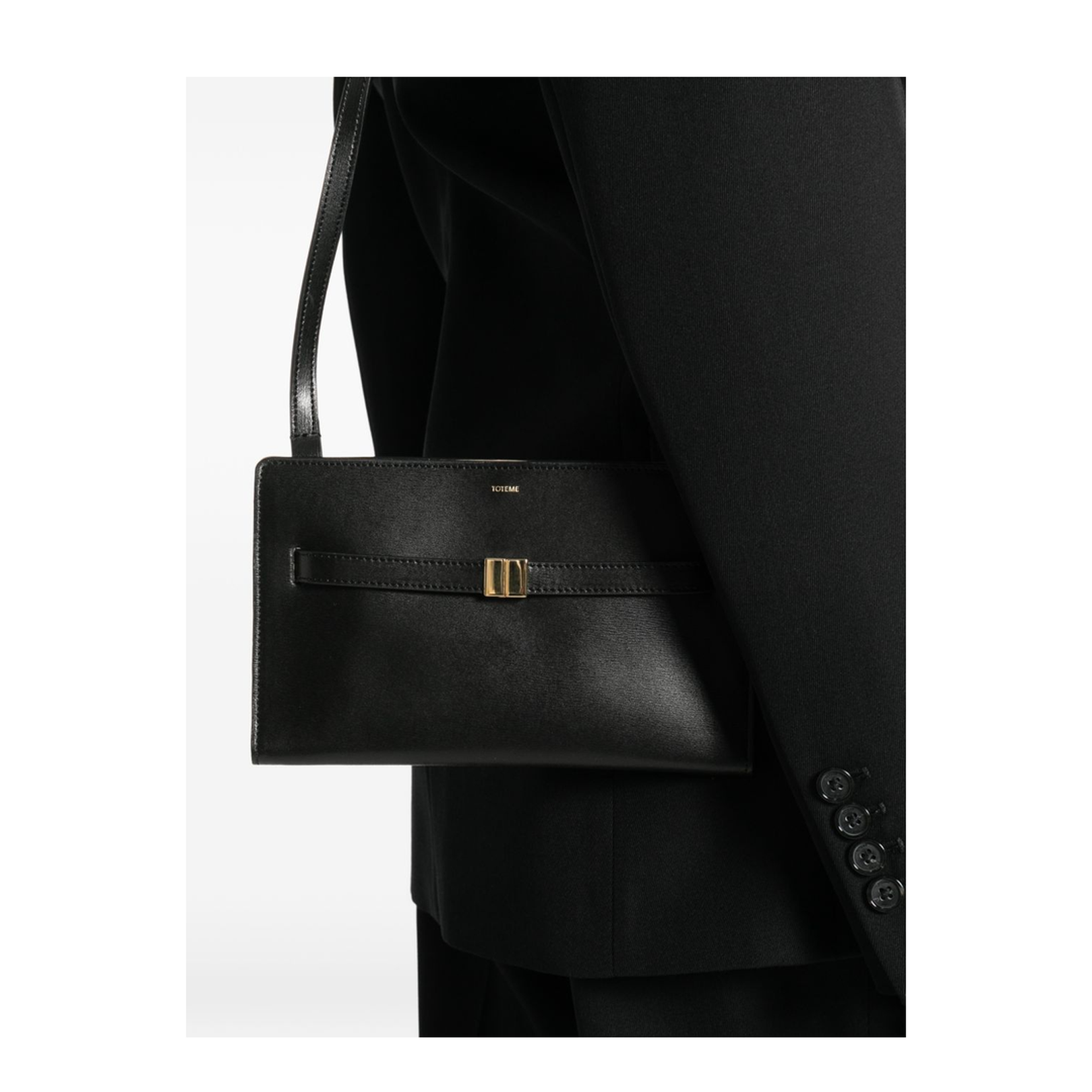 Belted Leather Crossbody Bag - Image 3