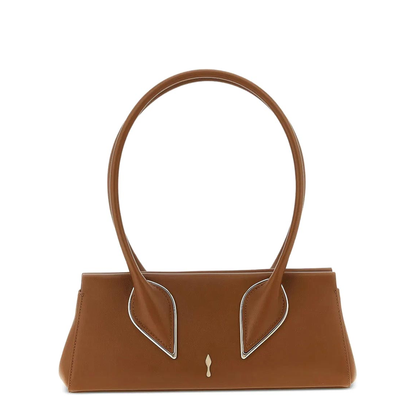 Venus Calf Leather Shoulder Bag - Cuoio - Image 3