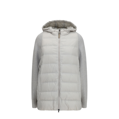 Long Monili Chain Puffer Jacket - Image 1