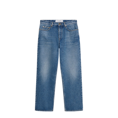 Blue Medium Wash Loose Jeans - Image 1