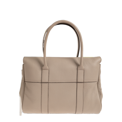 Bayswater Heavy Grain Leather Handbag - Cashmere Taupe - Image 3